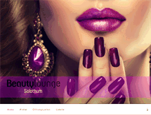 Tablet Screenshot of beautylounge-solothurn.ch